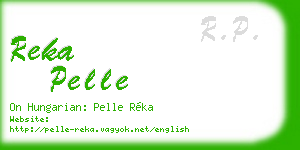 reka pelle business card
