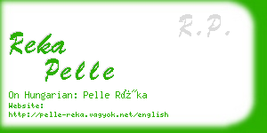 reka pelle business card